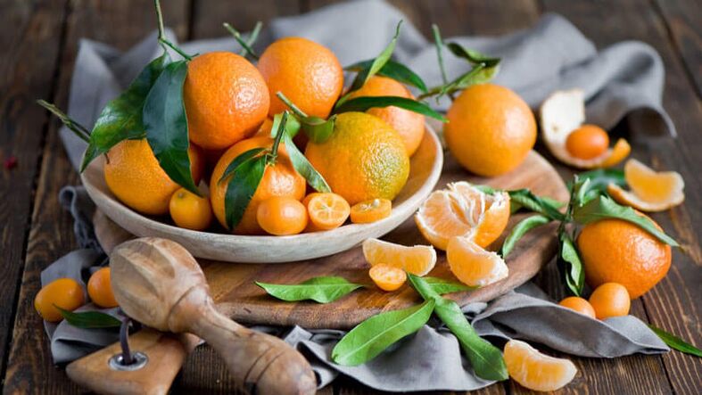 With diabetes mellitus, you cannot eat tangerines. 