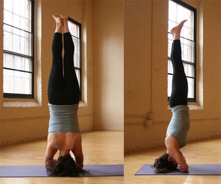 yoga handstand for weight loss